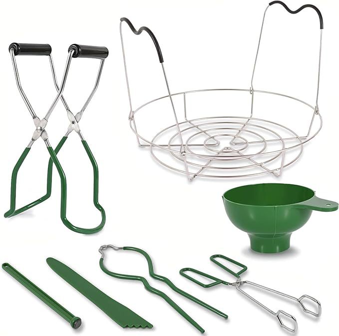 Canning Kit with Funnel & Heat-Resistant Jar Lifter