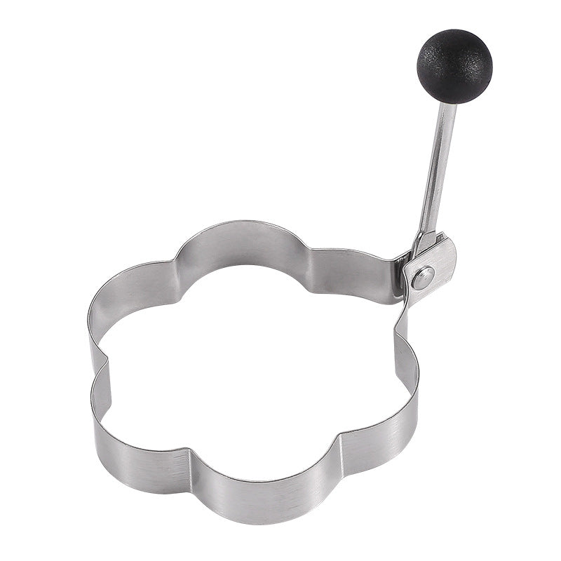 Stainless Steel Heart-Shaped Egg Ring Mold