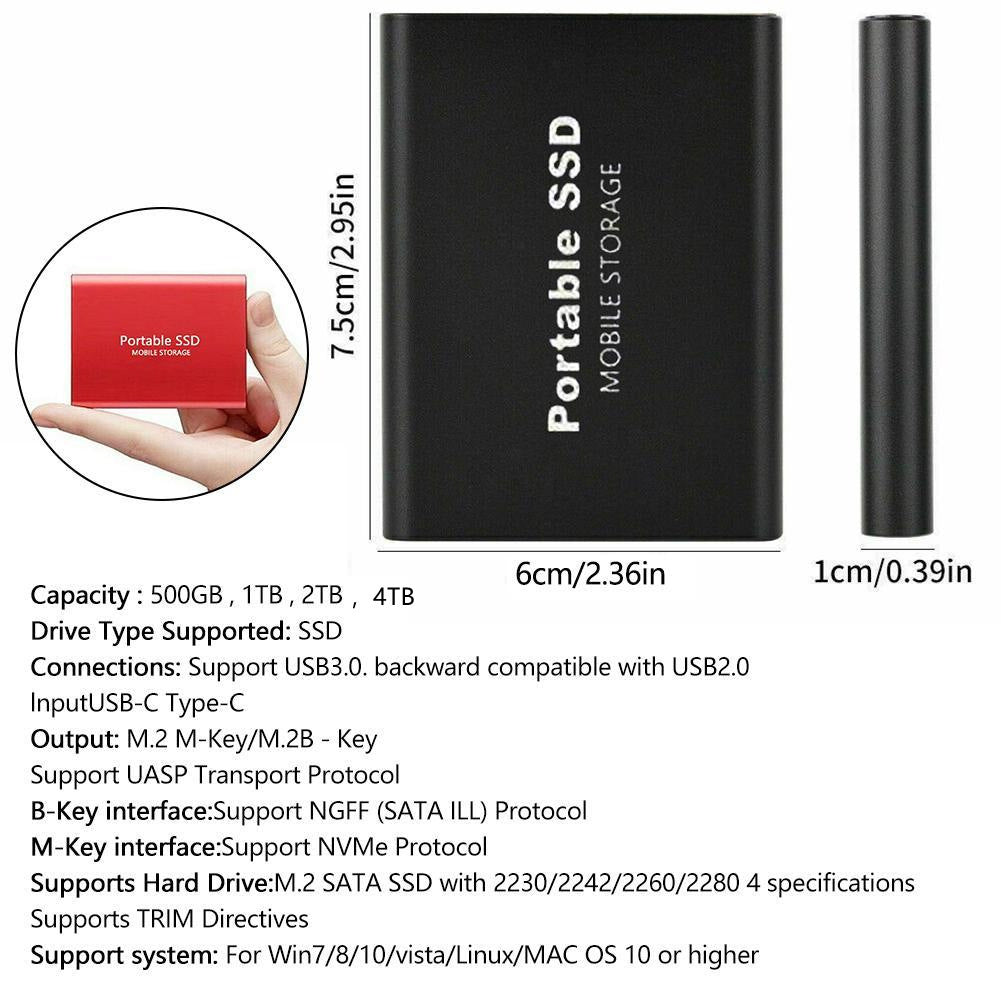 High-Speed Portable SSD Drive