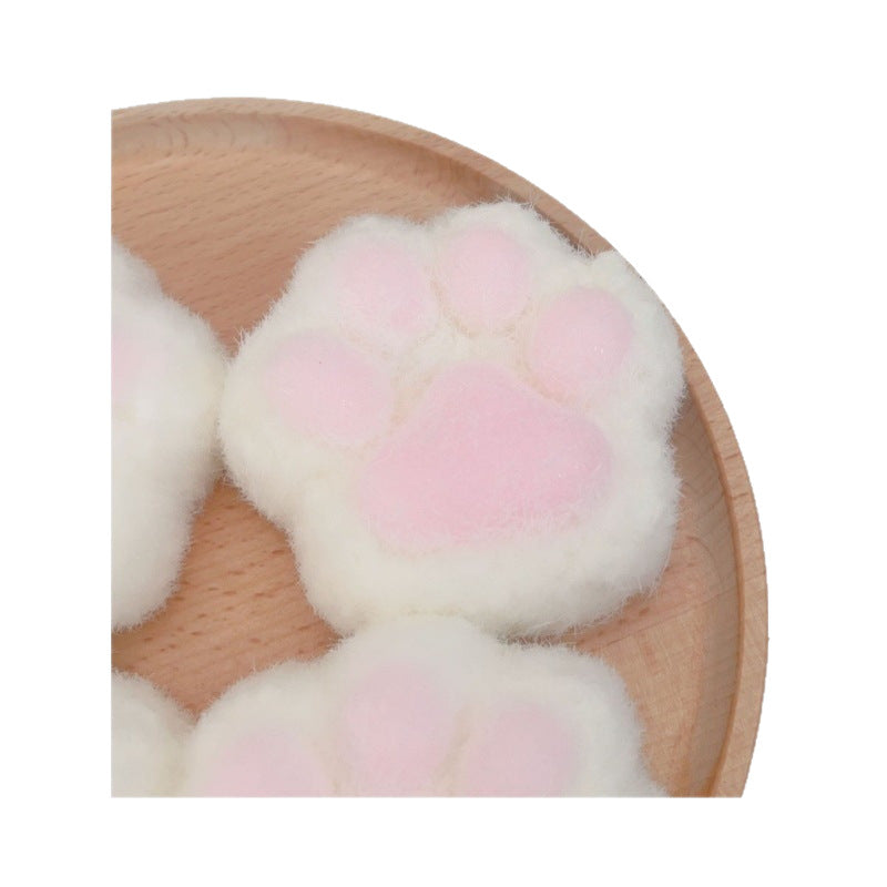 Stuffed Rice Ball Cat Paw Squeeze Toy