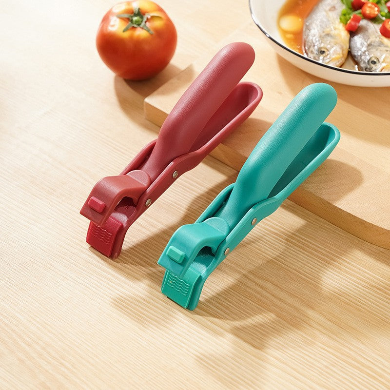 Silicone Anti-Scald Bowl & Plate Clip for Kitchen Use