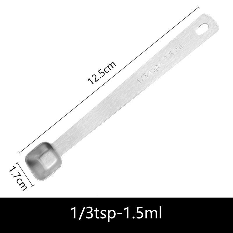 5-Piece Stainless Steel Measuring Spoon Set for Baking & Seasoning