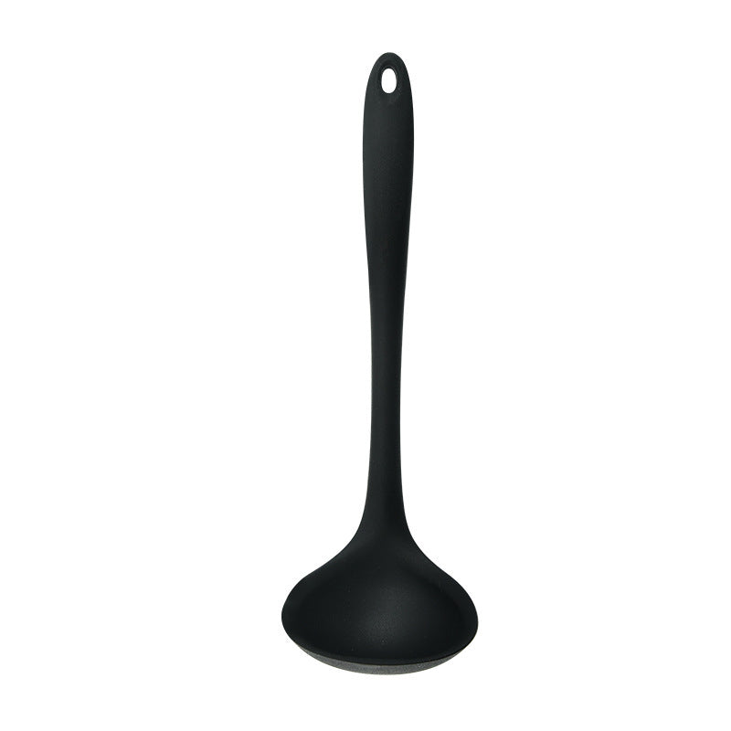 One-Piece Silicone Soup Ladle for Nonstick Cookware