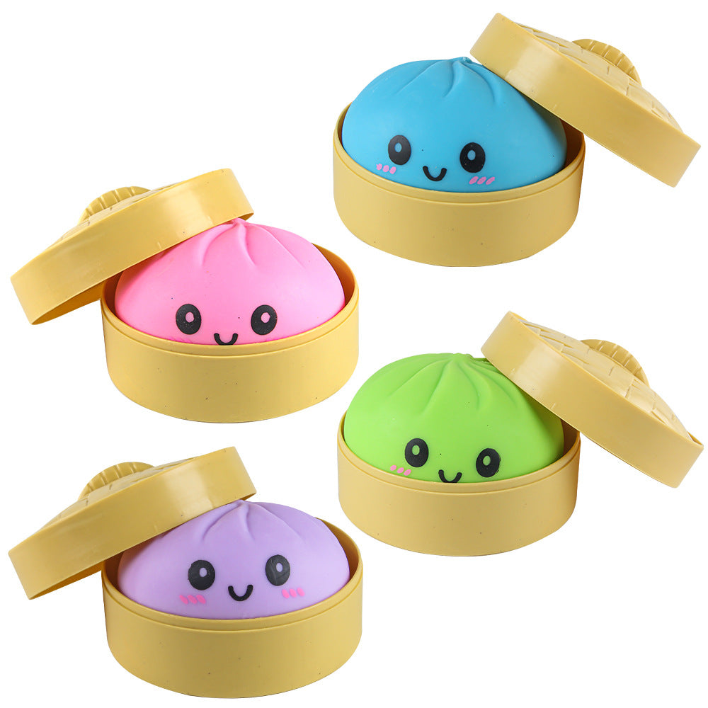 Steamed Bun Silicone Squishy Toy