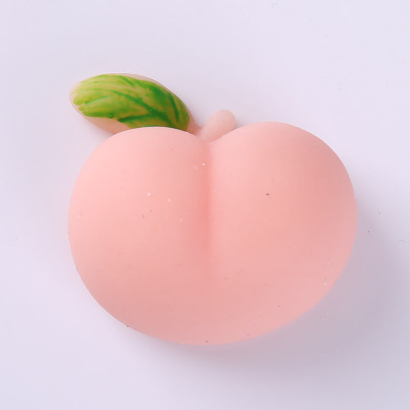 Cute Peach Squeeze Stress Relief Toy