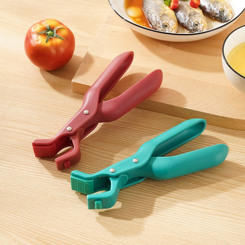 Silicone Anti-Scald Bowl & Plate Clip for Kitchen Use