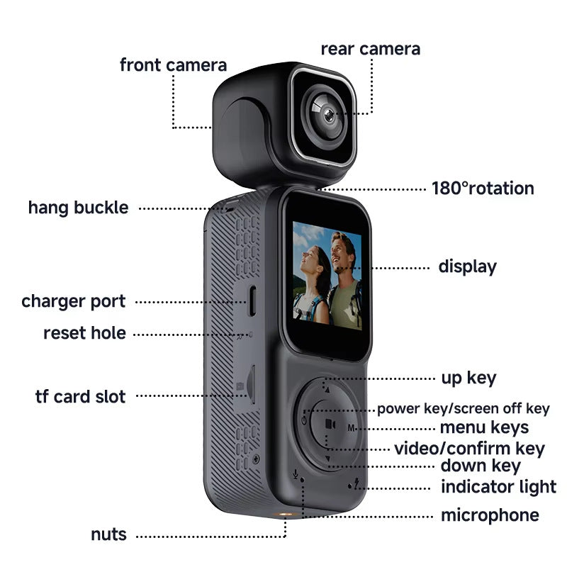 AT-Q3 4K Handheld Action Camera