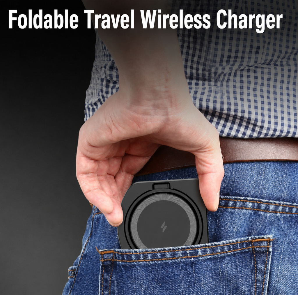 Foldable 3-in-1 Wireless Charger