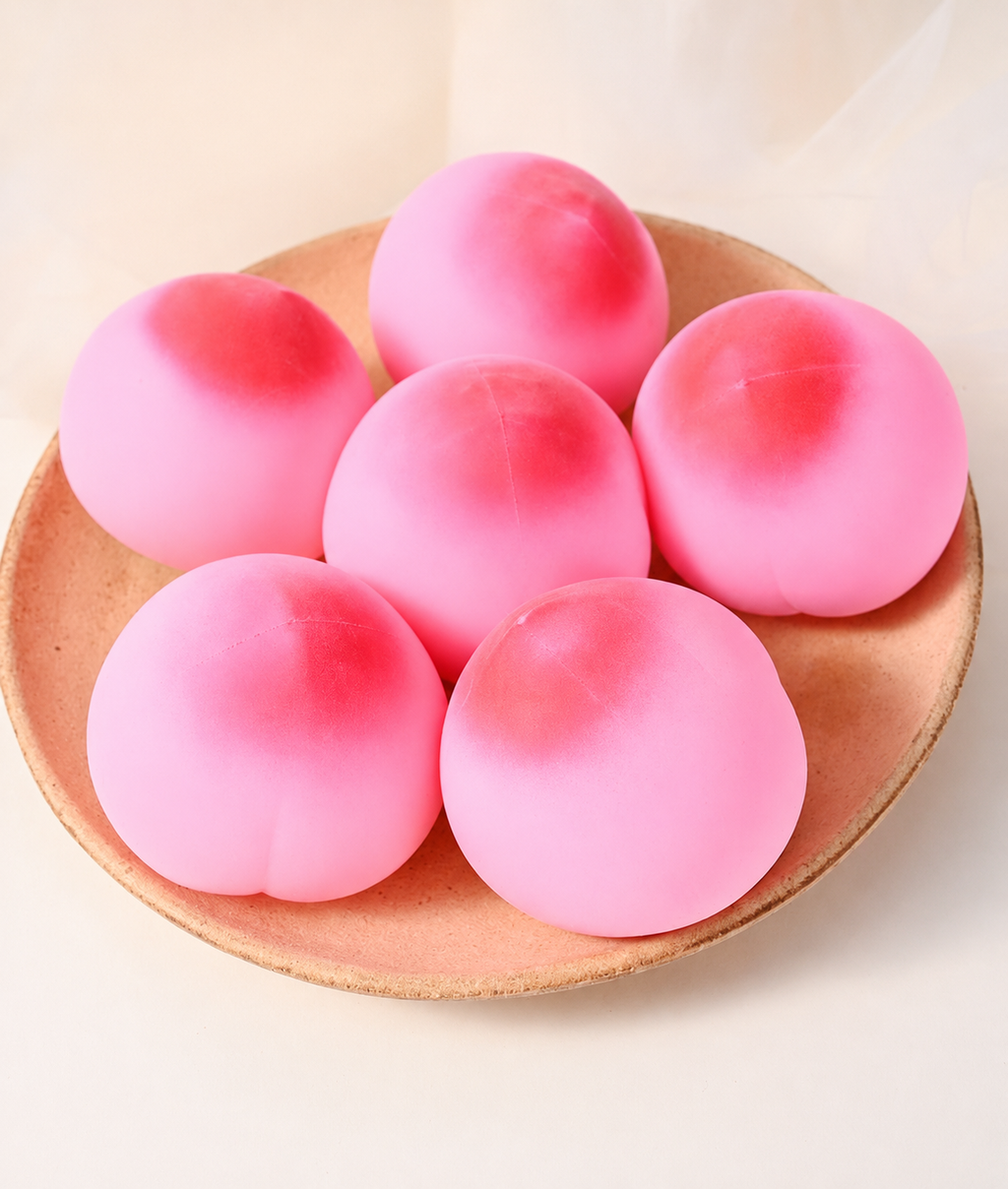 Peach Slow Rebound Squeeze Stress Relief Toy