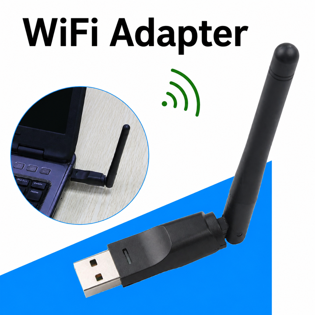 150Mbps USB WiFi Adapter with Antenna